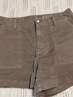 AG Adriano Goldschmied Brown Chino Shorts